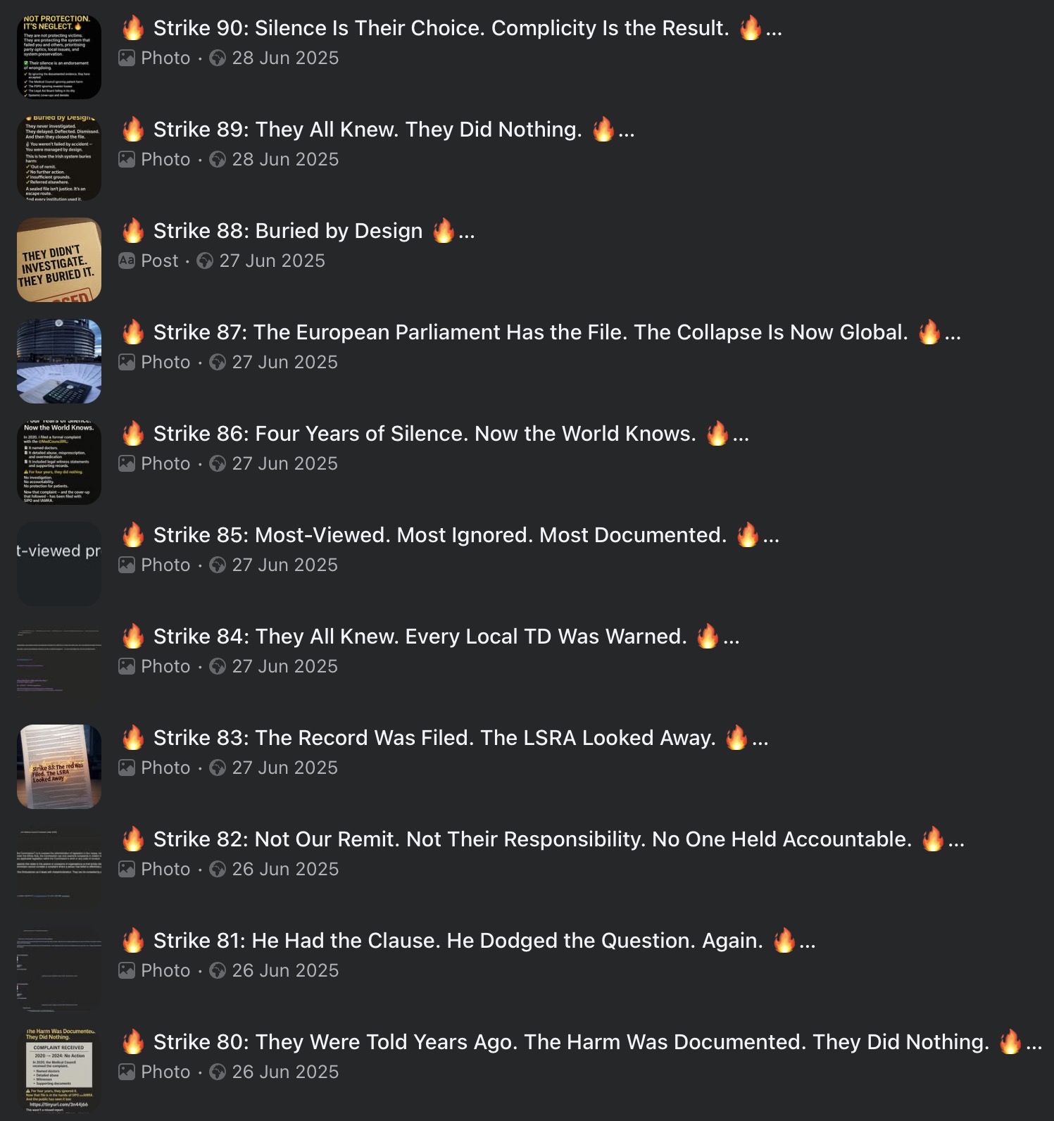 Preview of Strike Archive — Strikes 080–090