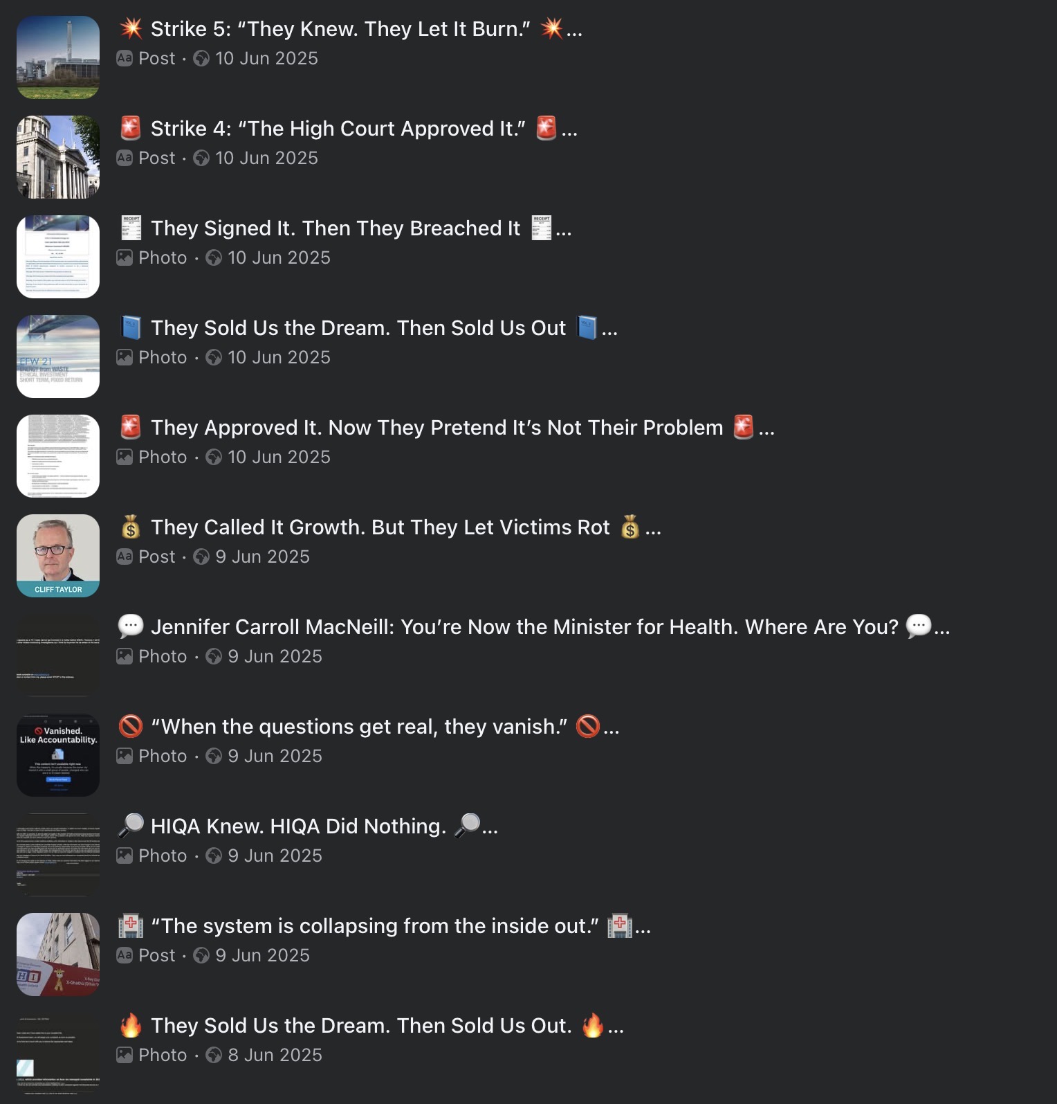 Preview of Strike Archive — Strikes 001–005