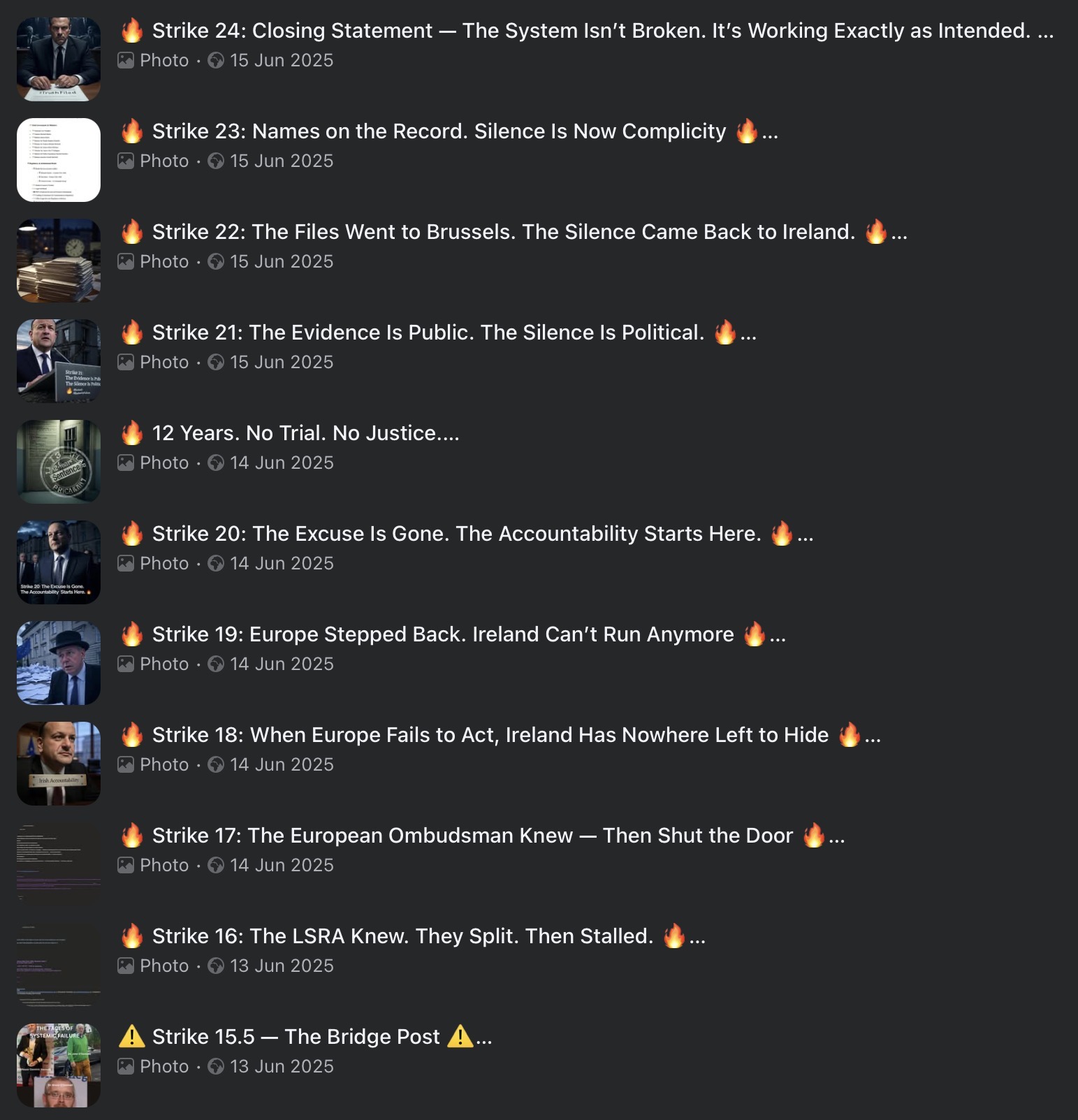 Preview of Strike Archive — Strikes 15.5–24